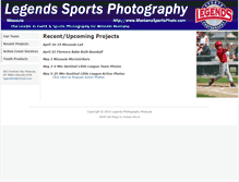 Tablet Screenshot of montanasportsphoto.com